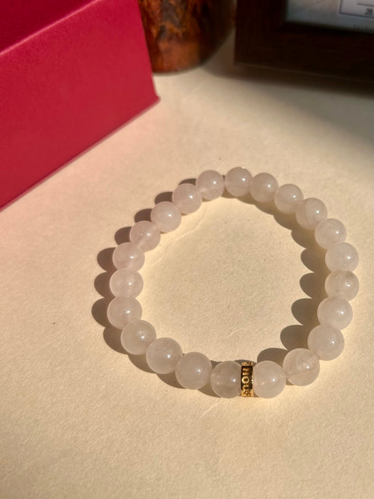 Rose Quartz Healing Unisex Bead Bracelet