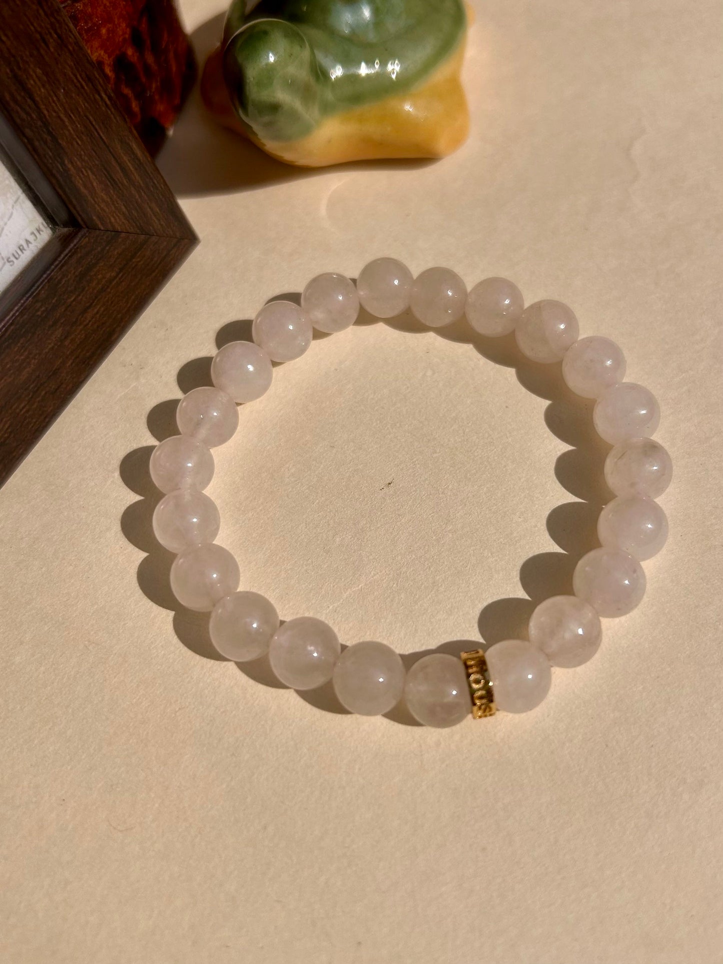 Rose Quartz Healing Unisex Bead Bracelet