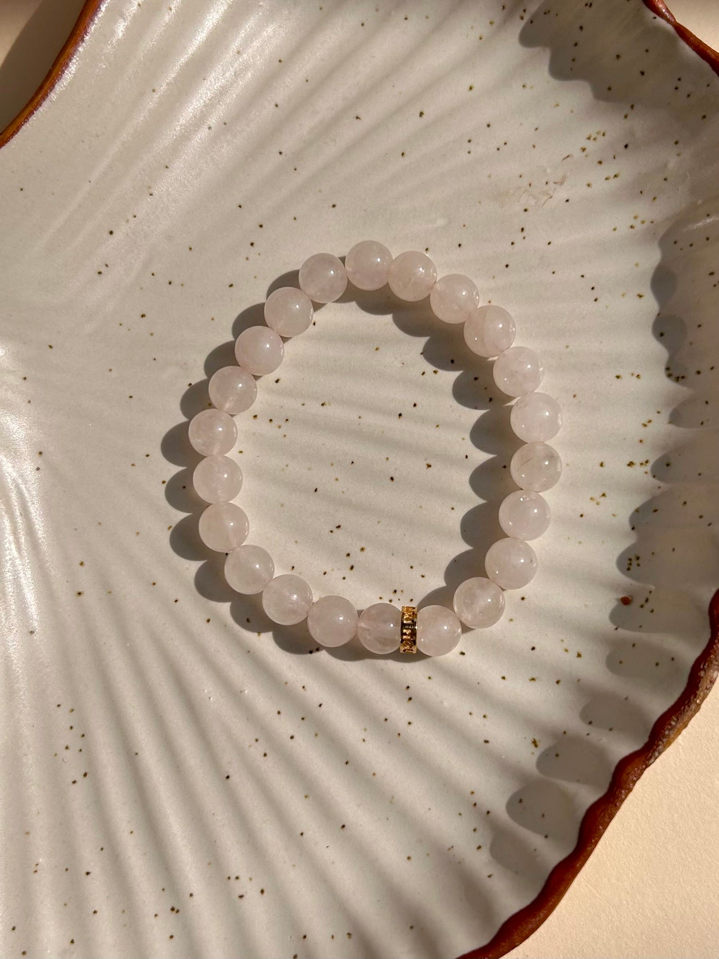 Rose Quartz Healing Unisex Bead Bracelet
